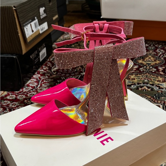 Kat Maconie Yasmina leather heels, 👠 like new in box, size 38 European (7 US) - Picture 10 of 14